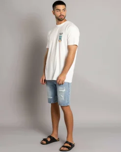 Denim|Shorts & Bottoms*Jacks Impel Denim Shorts Mid Blue