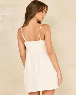Dresses*Billabong In A Twist Dress Salt Crystal
