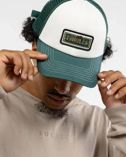 Headwear*Thrills In The Shadows Trucker Cap Heritage White