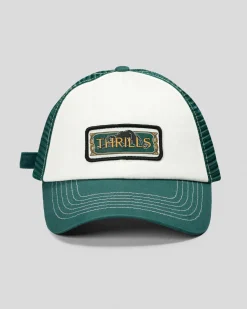 Headwear*Thrills In The Shadows Trucker Cap Heritage White