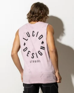 Tops & T-Shirts*Lucid Inception Muscle Tank Lt Purple Mottle