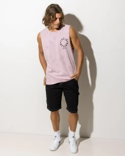 Tops & T-Shirts*Lucid Inception Muscle Tank Lt Purple Mottle