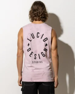 Tops & T-Shirts*Lucid Inception Muscle Tank Lt Purple Mottle