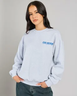 Jumpers & Hoodies*Lee Independent Baggy Sweatshirt White Marle