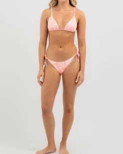 Bikinis*Kaiami Indi Triangle Bikini Top Peach Fuzz