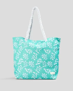 Beach Accessories|Bags*Mooloola Indii Beach Bag Seafoam/white