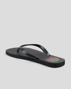 Flip Flops & Sandals*Skylark Indulge Thongs Black/multi