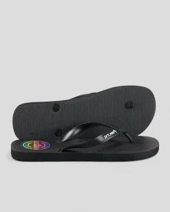 Flip Flops & Sandals*Skylark Indulge Thongs Black/multi