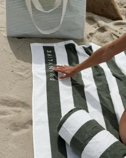 Gifts & Novelty|Gifts & Novelty*Sunnylife Inflatable Beach Pillow Olive
