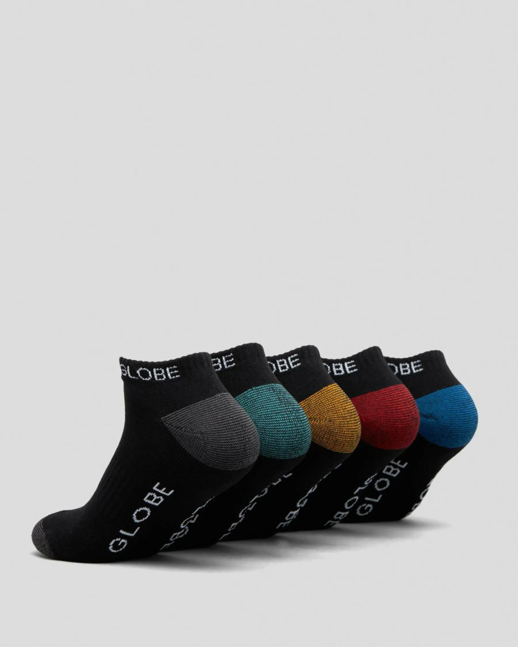 Socks*Globe Ingles Ankle Socks 5 Pack Black
