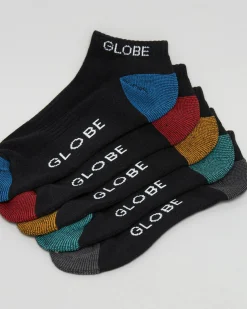 Socks*Globe Ingles Ankle Socks 5 Pack Black