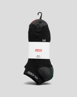 Socks*Globe Ingles Ankle Socks 5 Pack Black