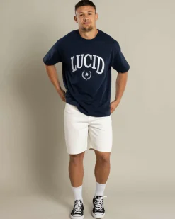 Denim|Shorts & Bottoms*Lucid Inhabit Denim Walk Shorts Off White