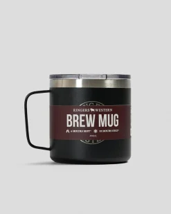 Bottles & Lunch Boxes|Bottles & Lunch Boxes*Ringers Western Insulated Brew Mug Black