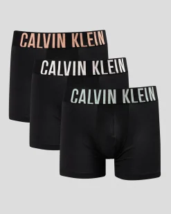 Underwear & Sleepwear*Calvin Klein Intense Power Boxer Brief 3 Pack Papaya Punch/black/moonlight Jade