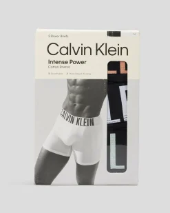 Underwear & Sleepwear*Calvin Klein Intense Power Boxer Brief 3 Pack Papaya Punch/black/moonlight Jade