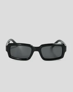 Sunglasses*Ritual Vision Interceptor Polarised Sunglasses Polished Black/ Black