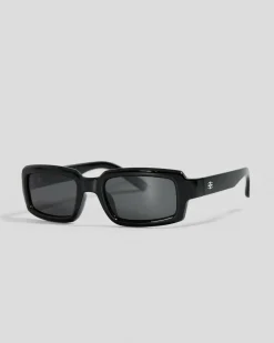 Sunglasses*Ritual Vision Interceptor Polarised Sunglasses Polished Black/ Black