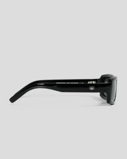 Sunglasses*Ritual Vision Interceptor Polarised Sunglasses Polished Black/ Black
