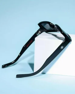 Sunglasses*Ritual Vision Interceptor Polarised Sunglasses Polished Black/ Black