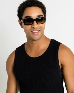 Sunglasses*Ritual Vision Interceptor Sunglasses Polished Black/ Amber Fade