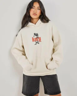 Jumpers & Hoodies*Kiss Chacey Intertwined Oversized Hoodie Tofu