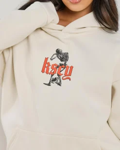 Jumpers & Hoodies*Kiss Chacey Intertwined Oversized Hoodie Tofu