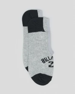 Socks*Billabong Invisible Socks Multi