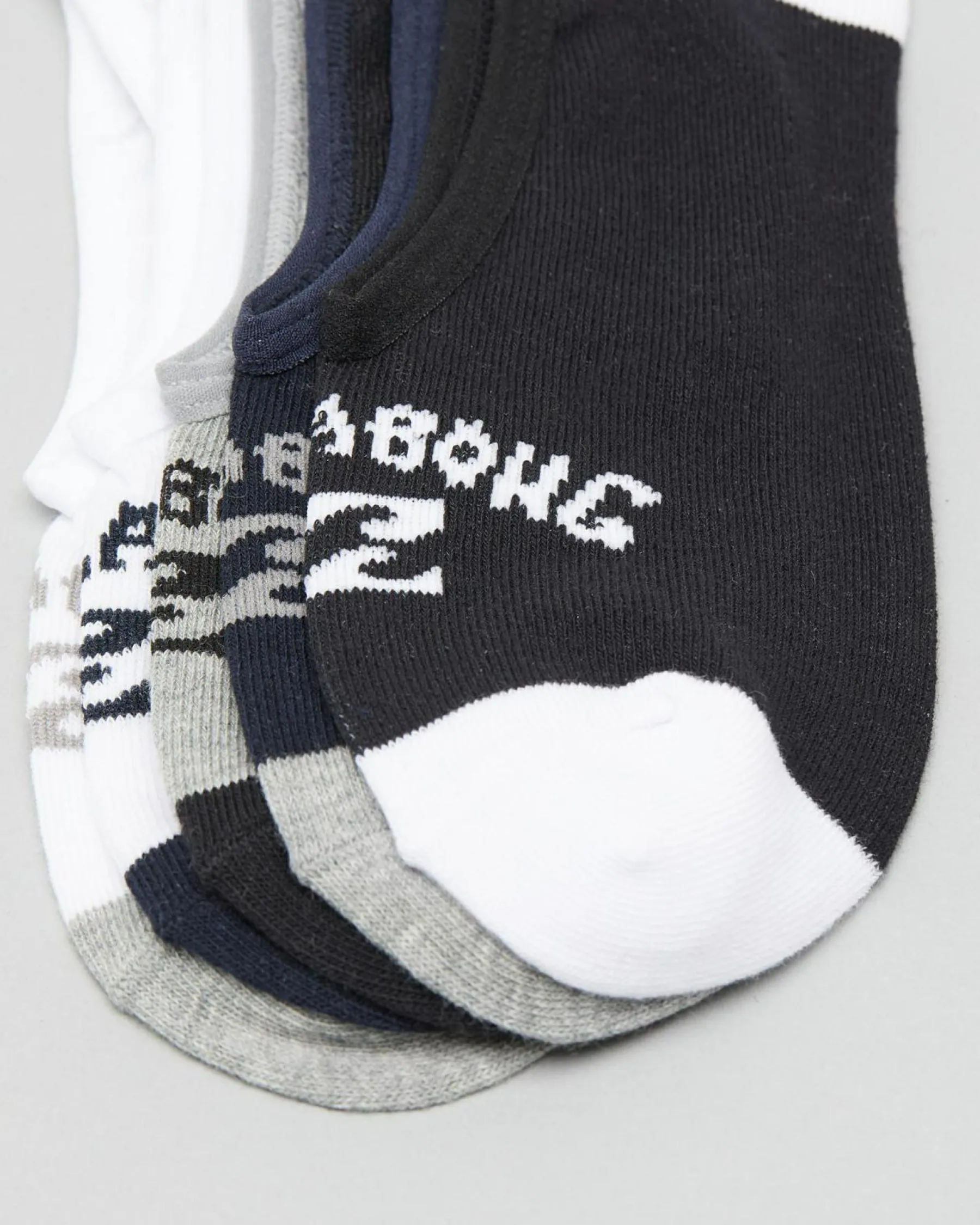 Socks*Billabong Invisible Socks 5 Pack Multi