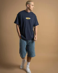 Tops & T-Shirts*Rusty Irie Eye T-Shirt Navy Blue