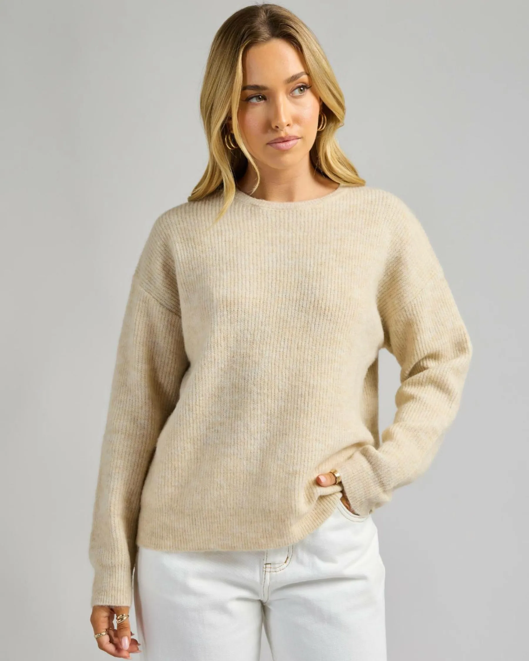 New Iris Crew Neck Knit Jumper Women Jumpers & Hoodies|Knitwear