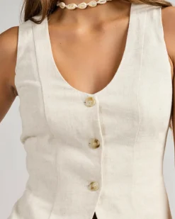 Online Iris Dallis Top Women Sets|Linen Blend