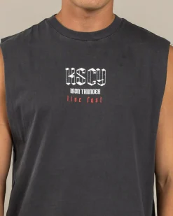 Iron Thunder Relaxed Muscle Tank Tops & T-Shirts