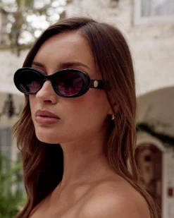 Sunglasses*Indie Eyewear Isabela Sunglasses Black/smoke