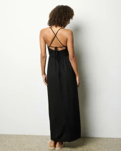 Linen Blend|Dresses*Mooloola Isla Maxi Dress Black