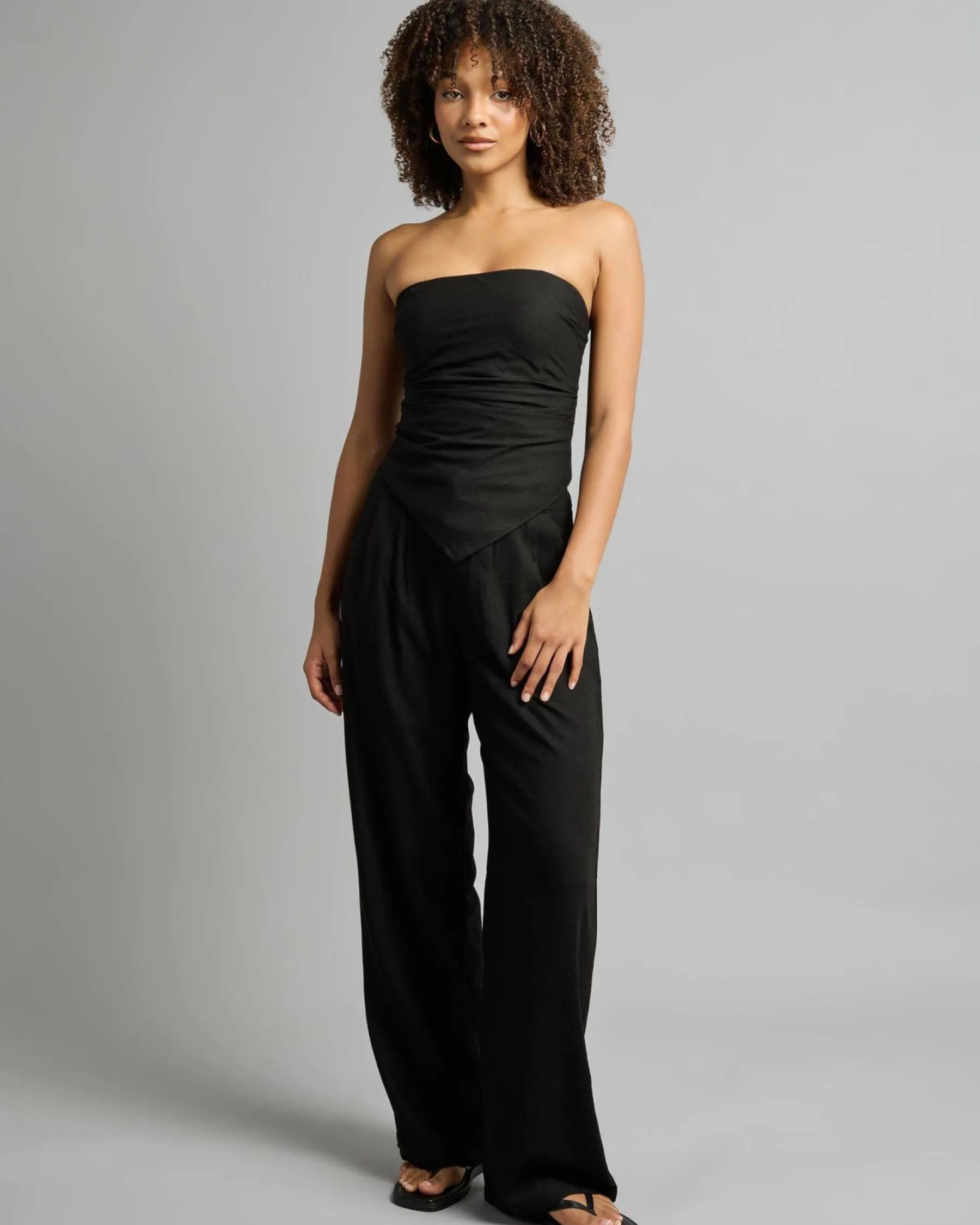 Outlet Isla Vanessa Tube Top Women Sets|Linen Blend