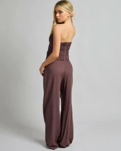 Sale Isla Vanessa Tube Top Women Sets|Linen Blend