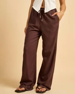 Online Island Pants Women Linen Blend|Bottoms