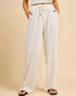 Best Island Pants Women Linen Blend|Bottoms