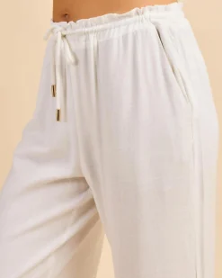 Best Island Pants Women Linen Blend|Bottoms