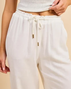 Best Island Pants Women Linen Blend|Bottoms
