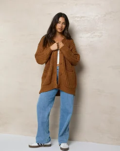 Knitwear|Jackets & Coats*Mooloola It's A Trip Knit Cardigan Ginger
