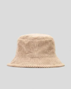 New Jackie Cord Bucket Hat Women Headwear
