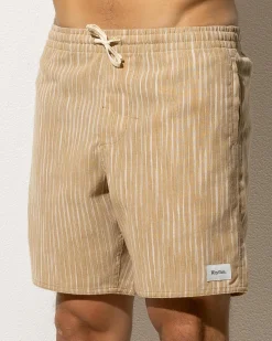 Shorts & Bottoms|Linen Blend*Rhythm Jacquard Linen Jam Shorts Sand