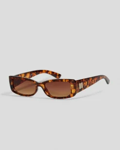 Sunglasses*Indie Eyewear Jada Sunglasses Tort/gd Brown