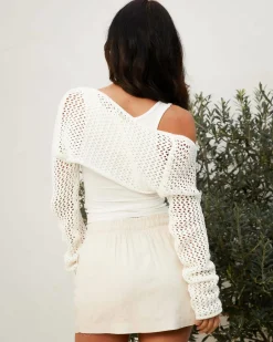 Sets|Linen Blend*Mooloola Jade Hawaii Skirt Natural Salt & Pepper