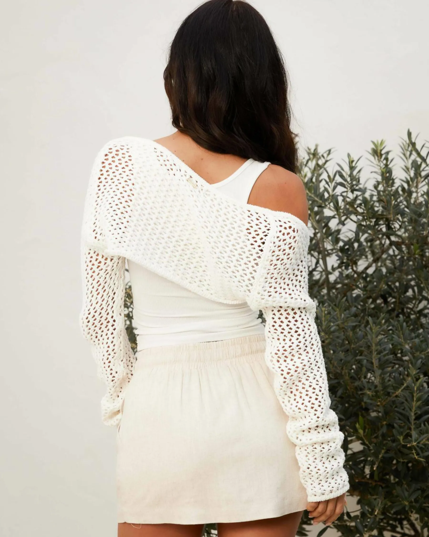 Sets|Linen Blend*Mooloola Jade Hawaii Skirt Natural Salt & Pepper