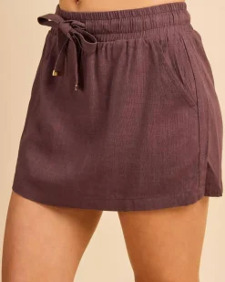 New Jade Hawaii Skirt Women Sets|Linen Blend