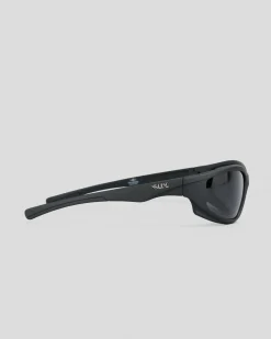Sunglasses*Sin Eyewear Jagger Polarised Sunglasses Rubber Black/ Smoke
