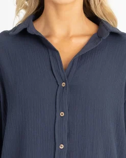 Beach Covers & Overswim*Topanga James Beach Cover Indigo